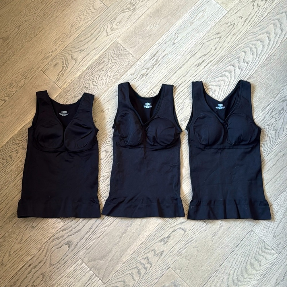 Three Black Shapewear Tank Top